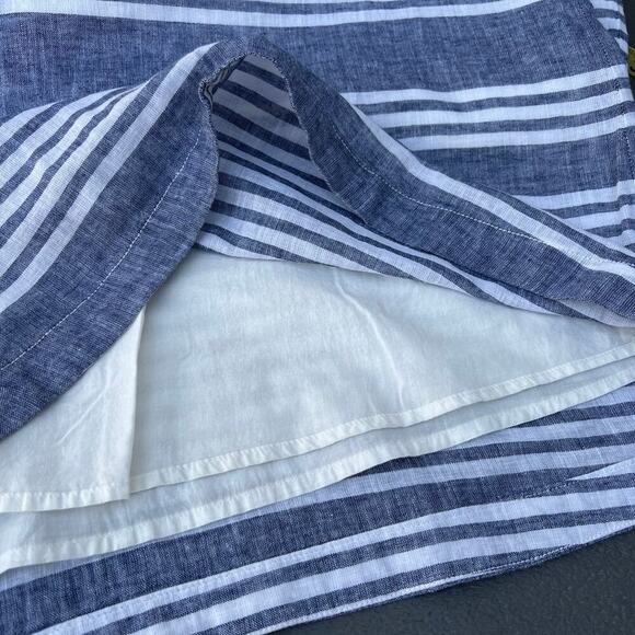 Beach lunch lounge collection stripe dress women's XL - Picture 7 of 10